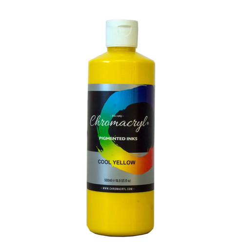 Chromacryl Pigmented Ink Cool Yellow 500ml
