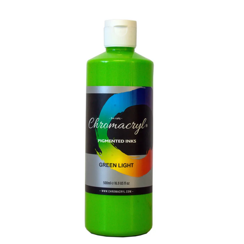 Chromacryl Pigmented Ink Green Light 500ml