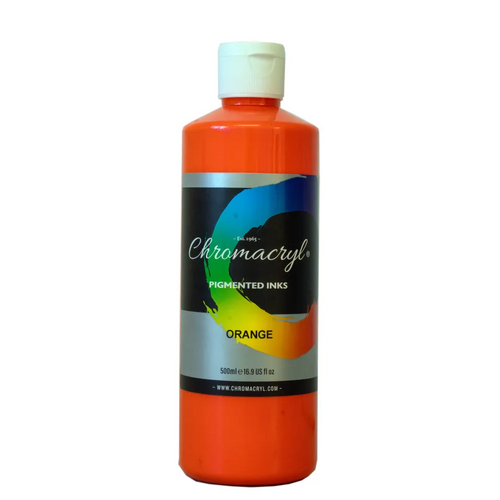Chromacryl Pigmented Ink Orange 500ml