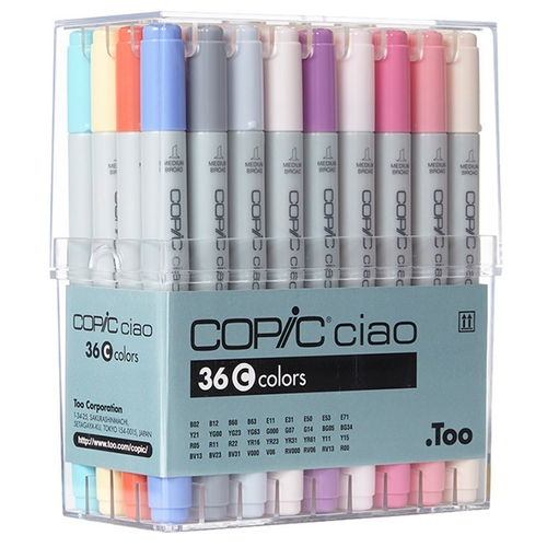 Copic Marker Felt Pen Ciao Set of 36 Fashion Colours