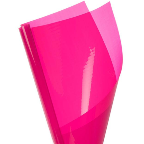 Cellophane 75 x 100cm PK of 25 Pink