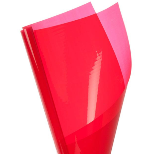 Cellophane 75 x 100cm PK of 25 Red