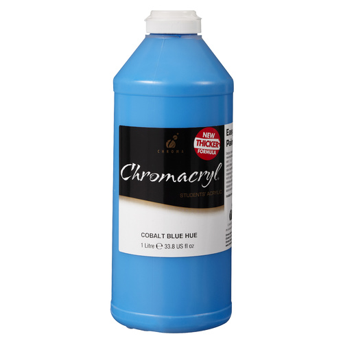 Chromacryl Student Acrylic Paint 1L Cobalt Blue