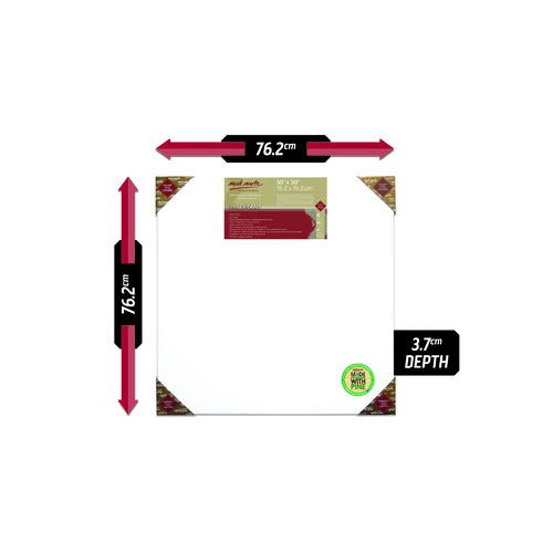 Carton of 6 Canvas 75 x 75 cm Double Thick 380gsm 