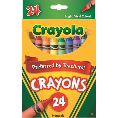 Crayola Crayons Regular Size 12 Pack - Assorted Colours