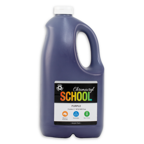 Chromacryl School Acrylic Paint Purple 2L
