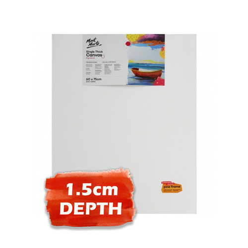 Carton of 10 Studio Single Thick Canvas 60 x 75 cm 