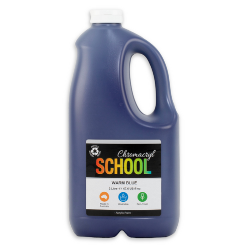 Chromacryl School Acrylic Paint Warm Blue 2L