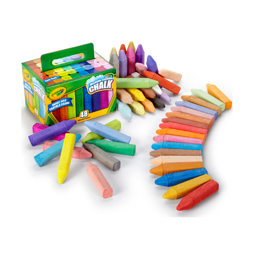Crayola Washable Sidewalk Chalk 48 Pack