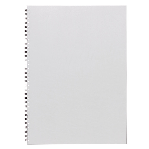 Clear Cover Visual Art Diaries A4 Double Wire 60 sheets, 110gsm