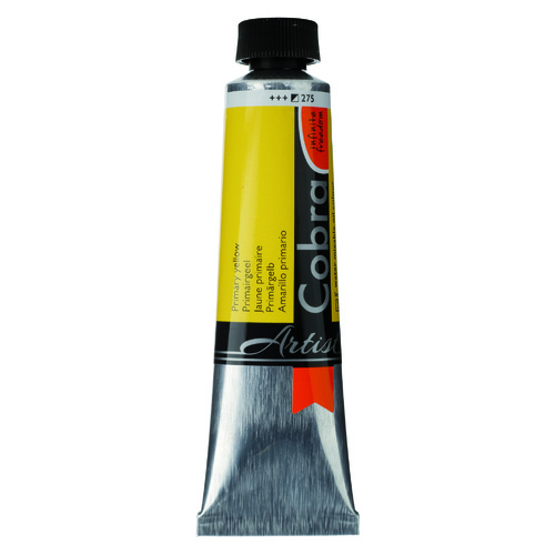 Cobra Artist Water Mixable Oil - 275 - Primary Yellow 40ml