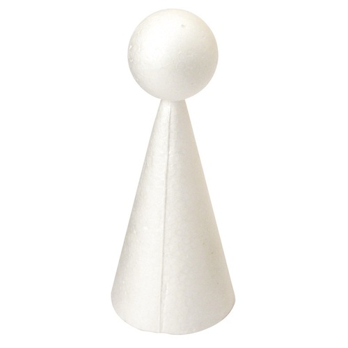 Polystyrene People Kits - Pack of 30 (Includes Cone & Ball Shapes)