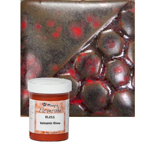 Mayco Elements Chunkies Glaze 118ml Volcanic Glow