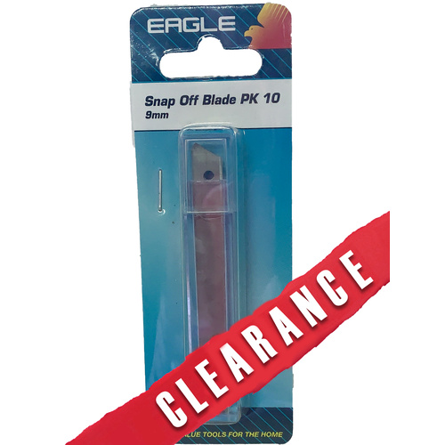 16% OFF - Eagle 9mm Small Snap-off Blade Pack of 10