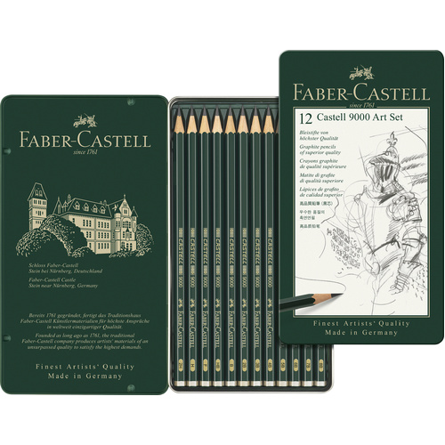 Faber Castell 9000 Pencil 12 Set