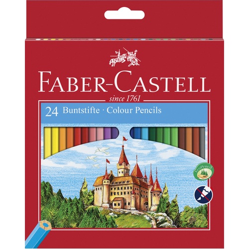 Faber-Castell Classic Coloured Pencils Set of 24