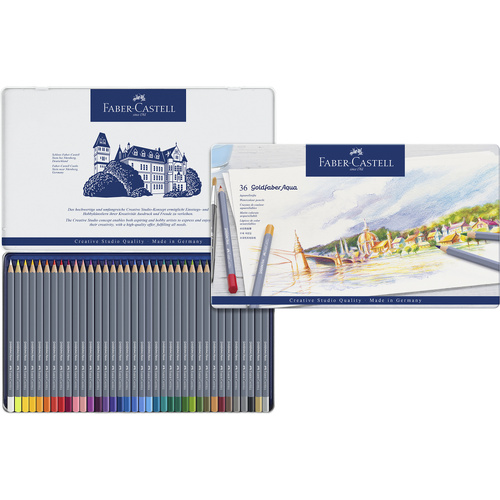 Faber-Castell Goldfaber W/C Pencils Tin of 36