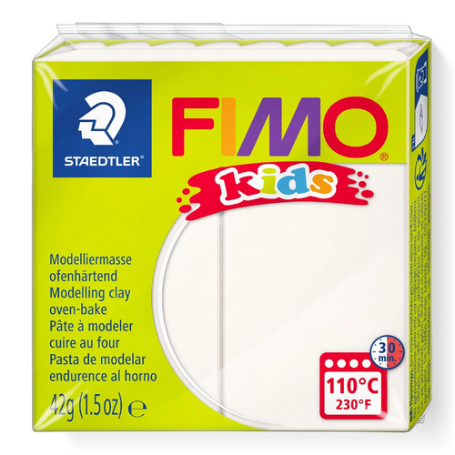 STAEDTLER FIMO Kids Modelling Clay White 42g