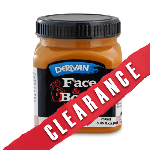25% OFF-Derivan Face & Body Paint 250ml Orange