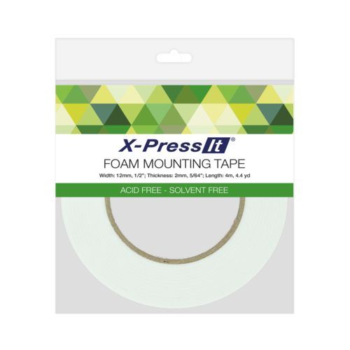 X-Press It Foam Mounting Tape 12mm x 4m