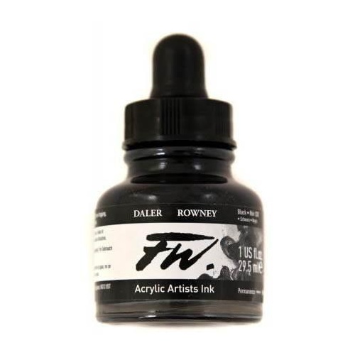 FW Artist Acrylic Ink 29.5ml Black