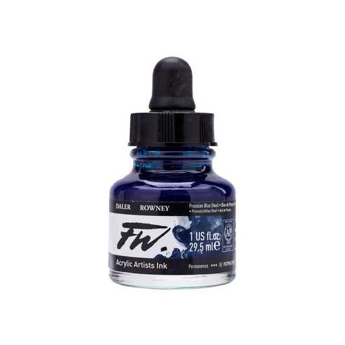 FW Artist Acrylic Ink 29.5ml Prussian Blue Hue