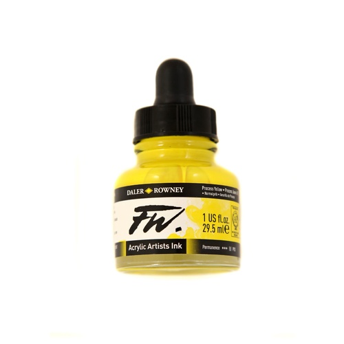FW Artist Acrylic Ink 29.5ml Process Yellow