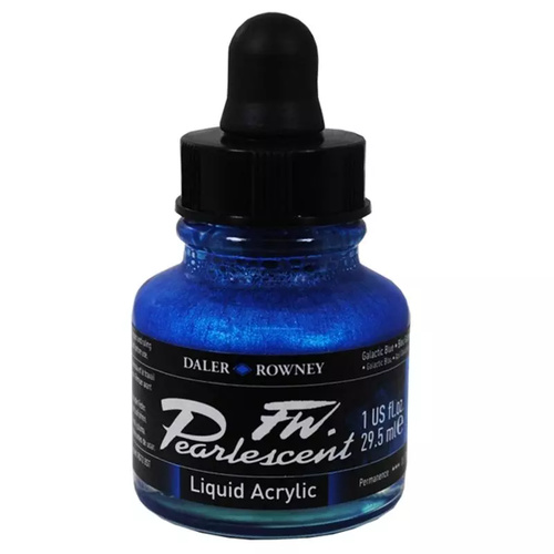 Daler Rowney FW Pearlescent Ink 29.5ml Galactic Blue