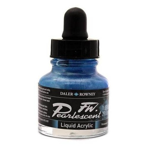 Daler Rowney FW Pearlescent Ink 29.5ml Sky Blue