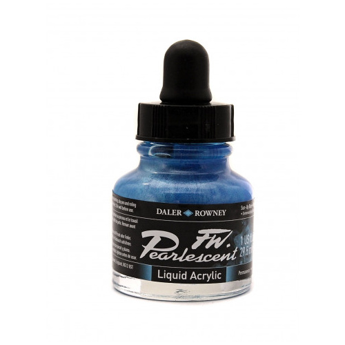 Daler Rowney FW Pearlescent Ink 29.5ml Sun-Up Blue