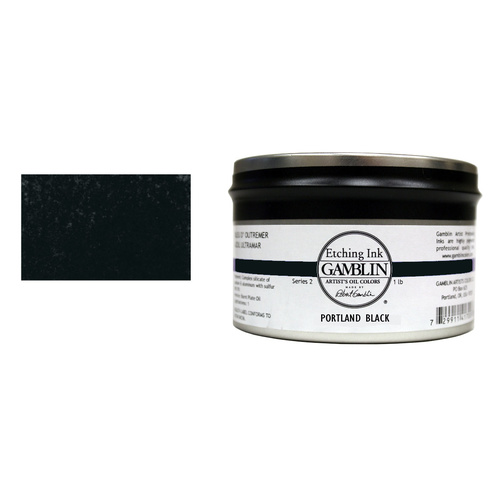 Gamblin Etching Inks 450g Portland Cool Black