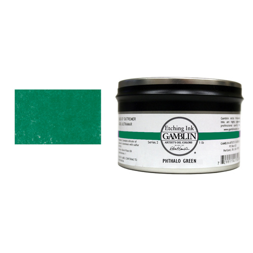 Gamblin Etching Inks 450g Phthalo Green