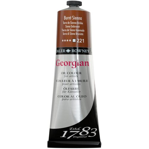 Georgian Oil Paints Burnt Sienna 225ml