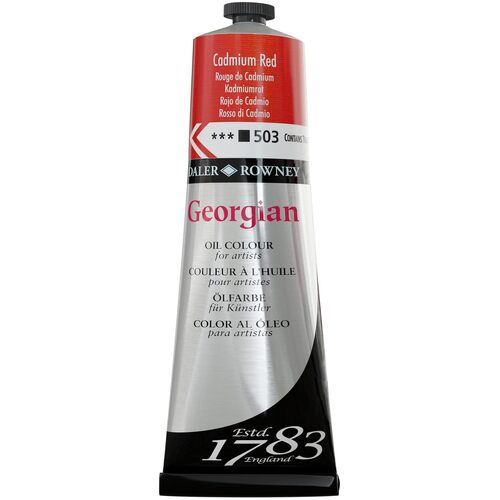 Georgian Oil 225ml Cadmium Red