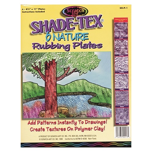 Nature Rubbing Plates Pack of 8 Designs