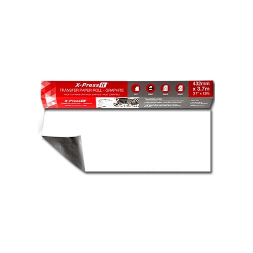 X-Press It Transfer Paper Graphite Roll 432mm x 3.7m 