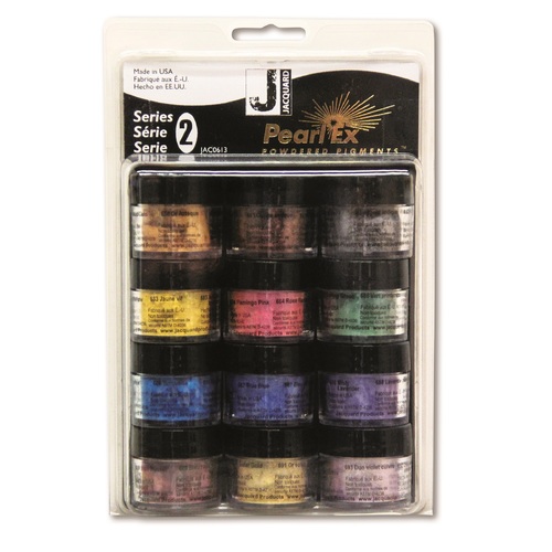 Jacquard Pearl Ex Powdered Pigments 12 x 3g Series 2
