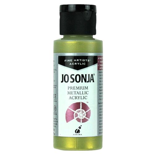 Jo Sonja 60ml Metallic - Green Gold