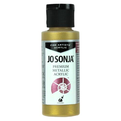 Jo Sonja 60ml Metallic  - Lustrous Gold
