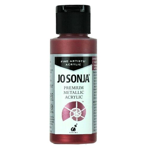 Jo Sonja 60ml Metallic - Rose
