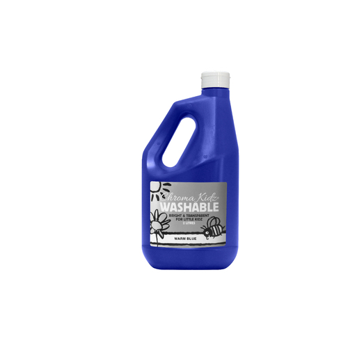 Chroma Kidz Washable Acrylic Paint Warm Blue 2L