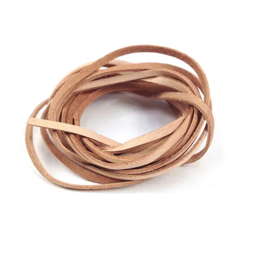 Leather Flat Thonging 2mm x2m (Natural)