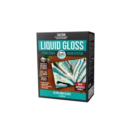 Craftsmart Glass Coat Liquid Gloss Kit 2L (2 x 1L)