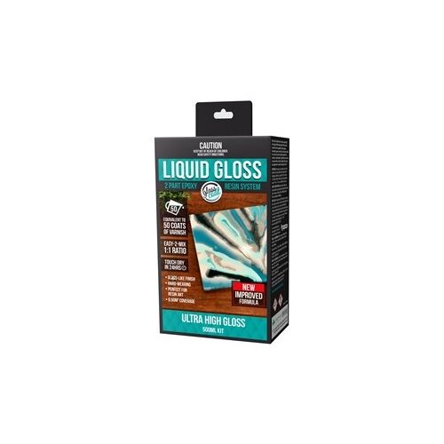Craftsmart Glass Coat Liquid Gloss Kit 500ml (2 x 250mL)