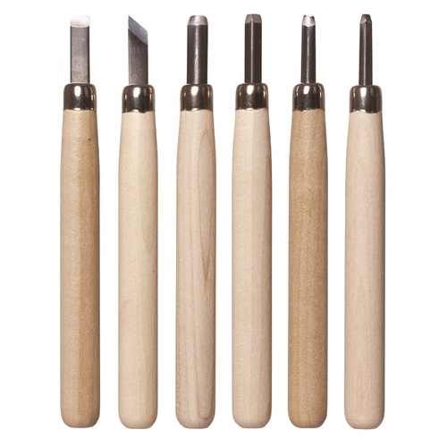 Deluxe Lino & Wood Carving Tools Set of 6