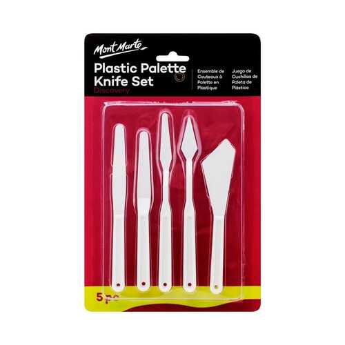 Mont Marte Plastic Palette Knife Set of 5