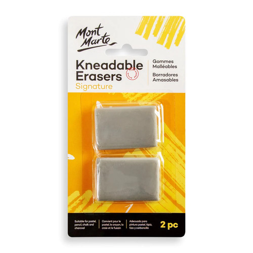 Mont Marte Kneadable Erasers 2 Pack