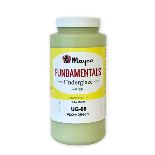 Mayco Fundamentals Underglaze Apple Green 473mL