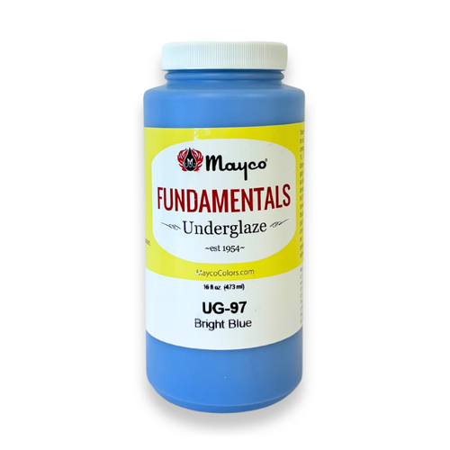 Mayco Fundamentals Underglaze Bright Blue 473mL