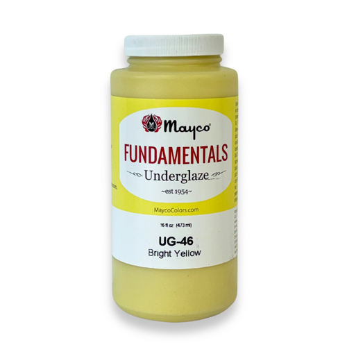 Mayco Fundamentals Underglaze Bright Yellow 473mL